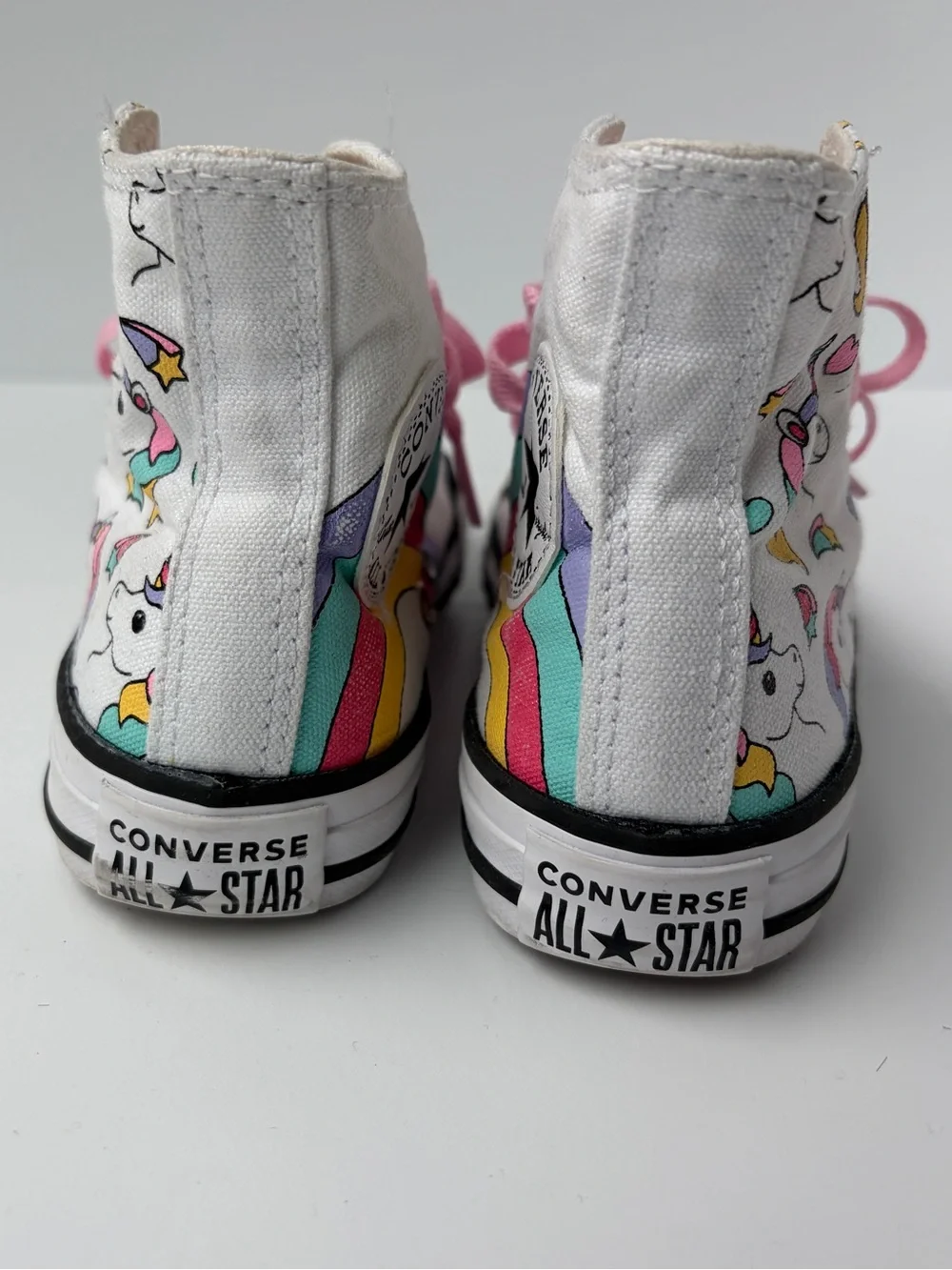 Converse Chuck Taylor All Star Hi-Top Sneakers Unicorn Rainbow Junior 12
